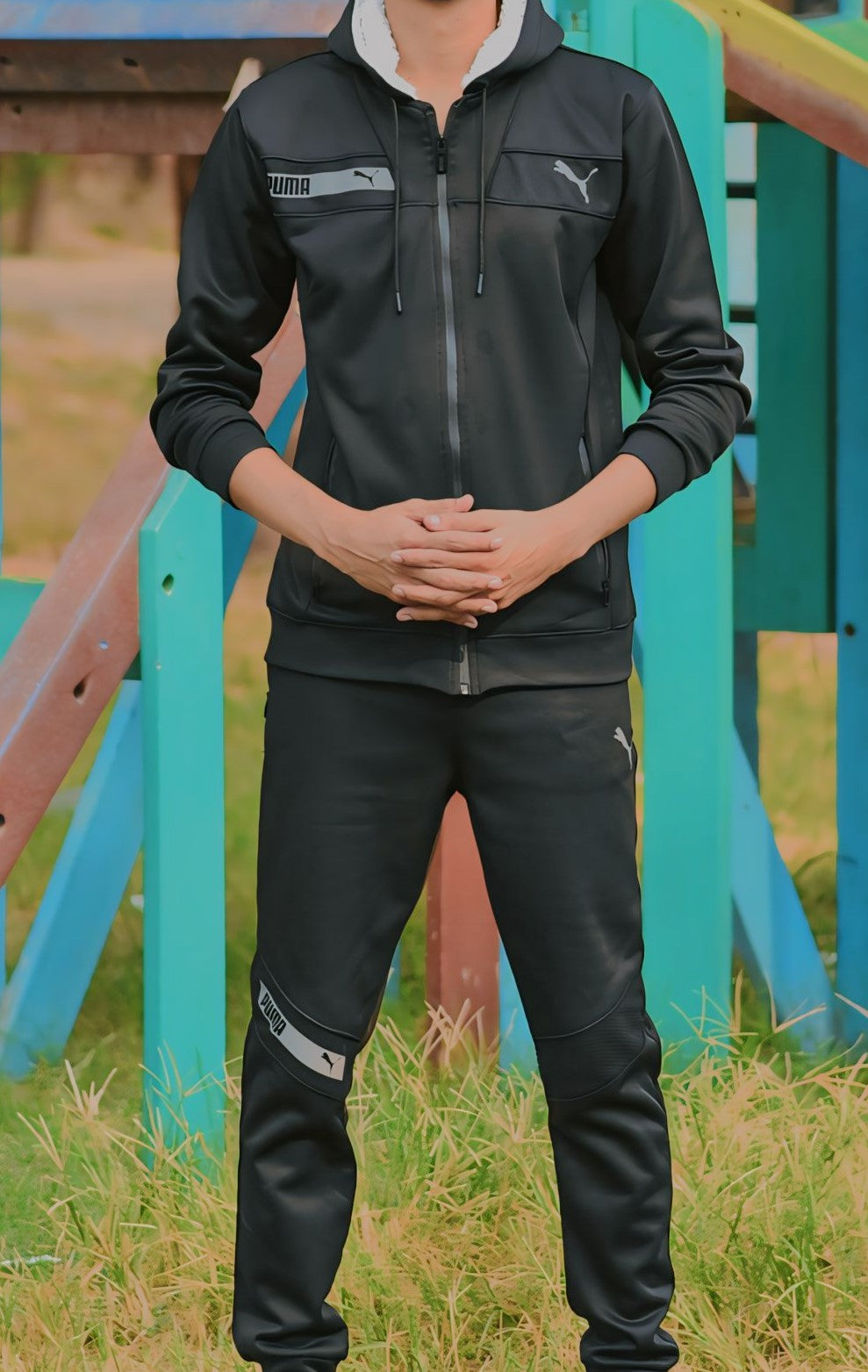 Nike Zipper Tracksuit (black)