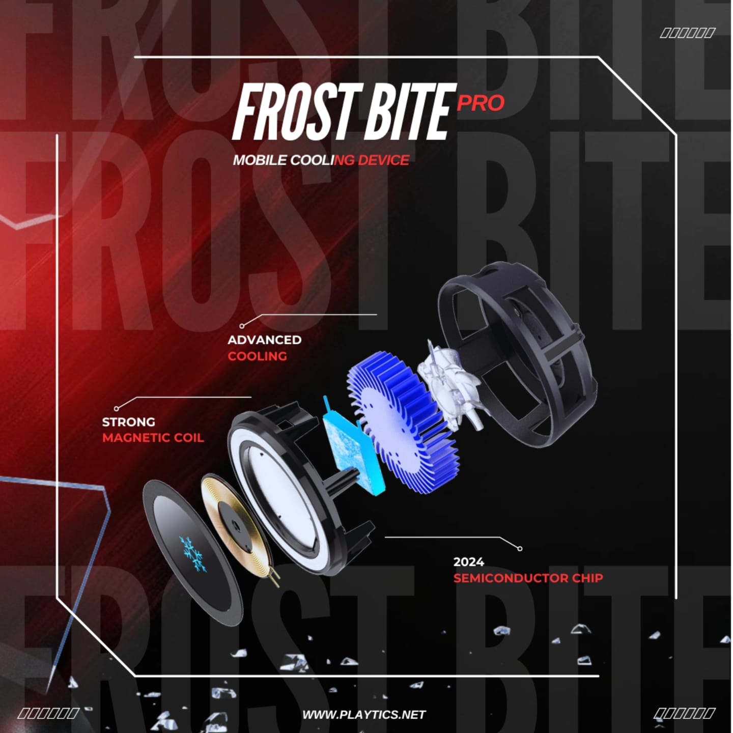 Gaming phone cooler