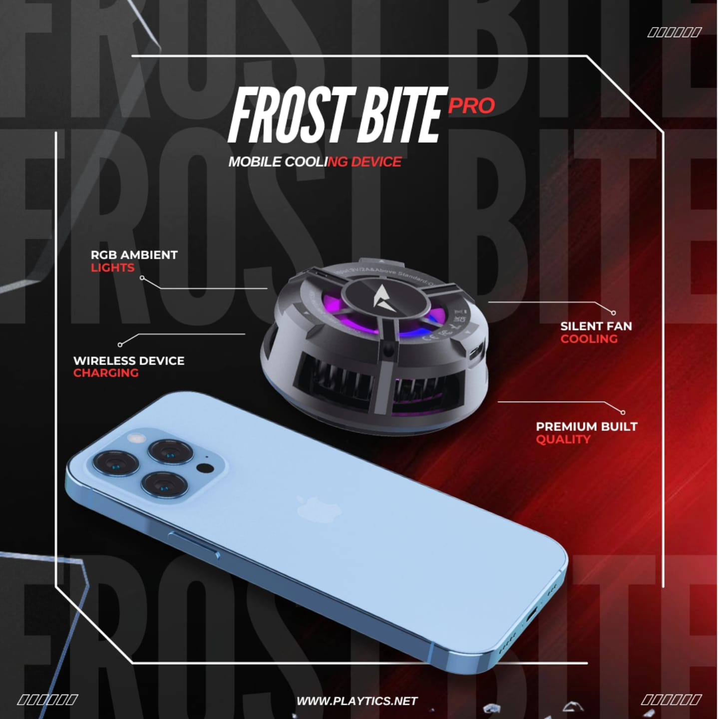 Gaming phone cooler