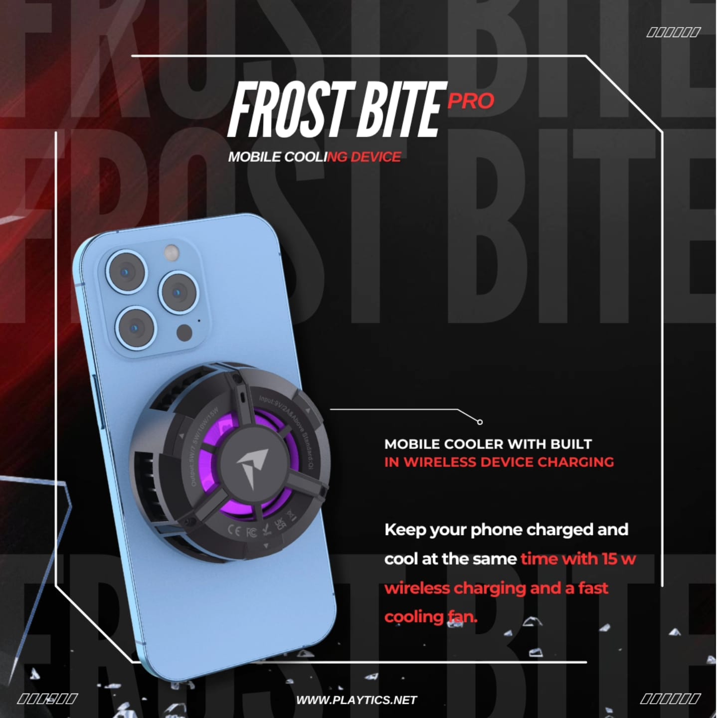 Gaming phone cooler