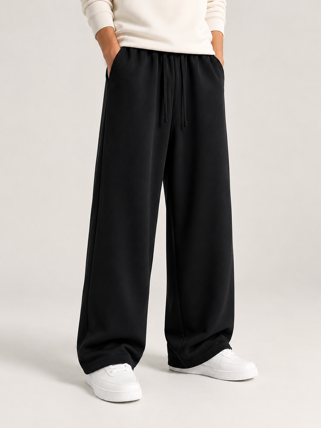 Men's Premium Black Track Pant