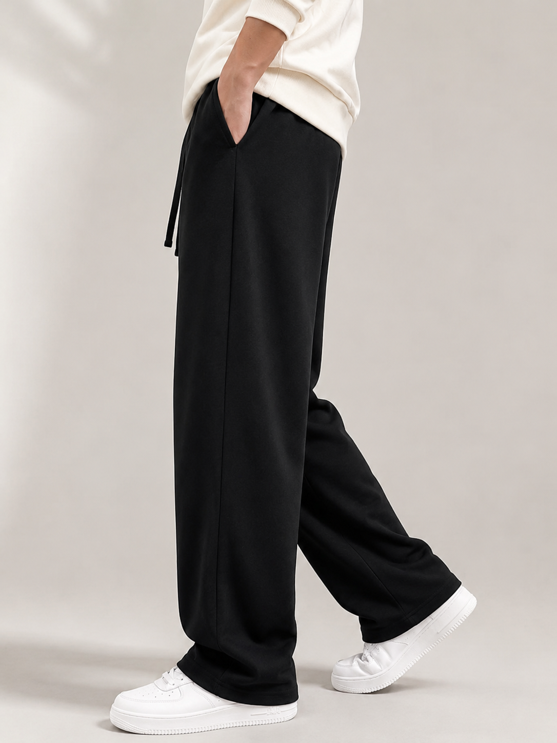 Men's Premium Black Track Pant